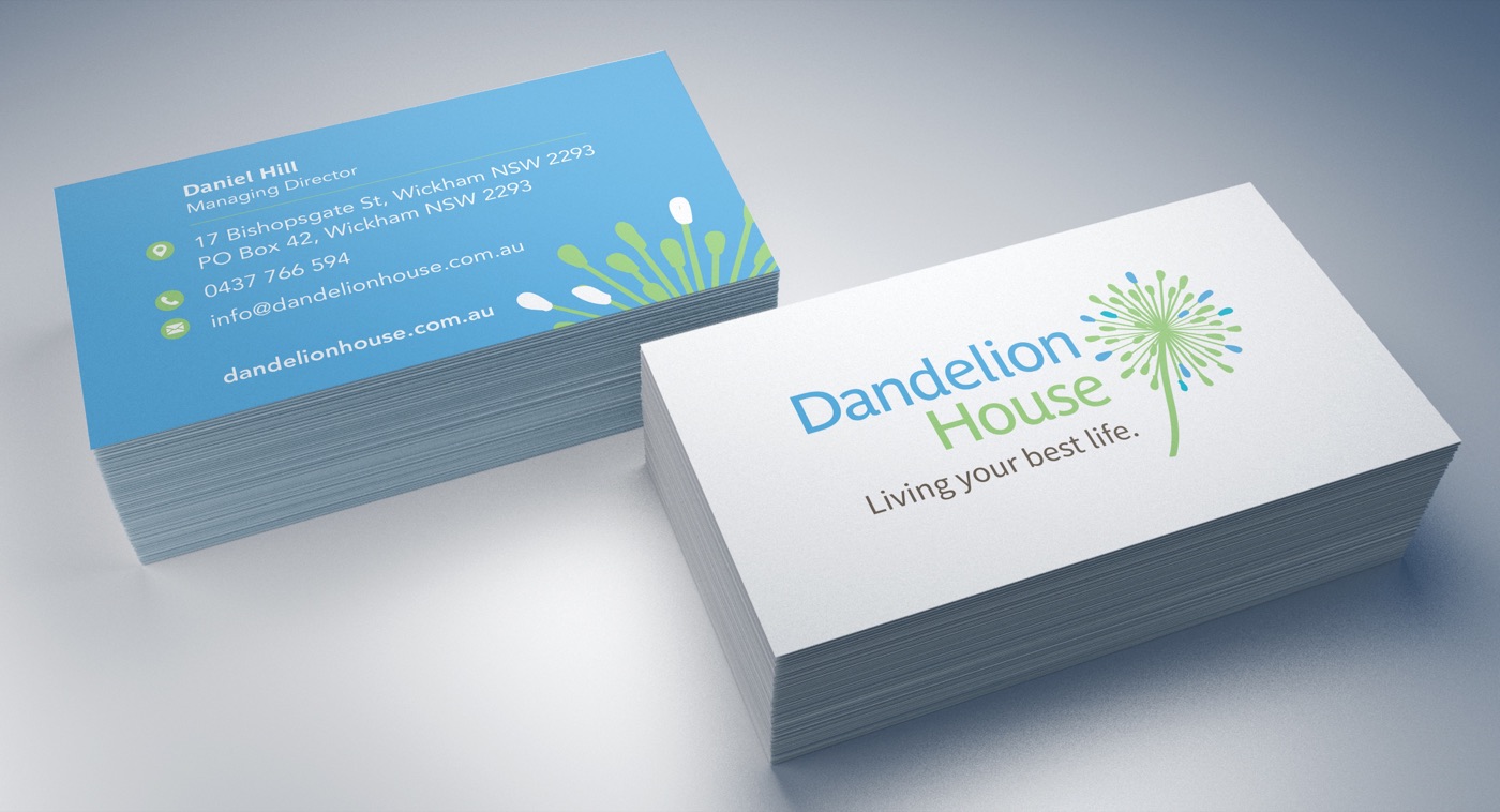 Dandelion House NDIS Provider Logo and Business Card