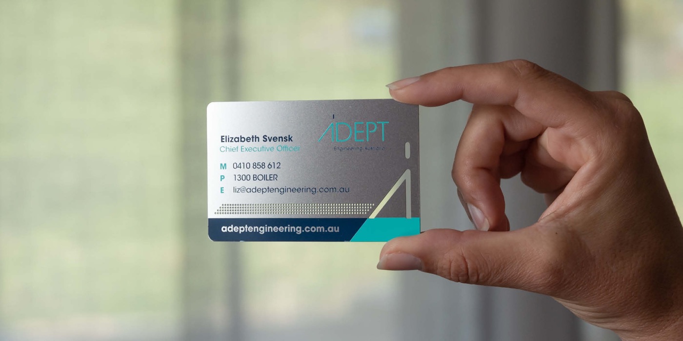 Adept Engineering Branding and Business Card